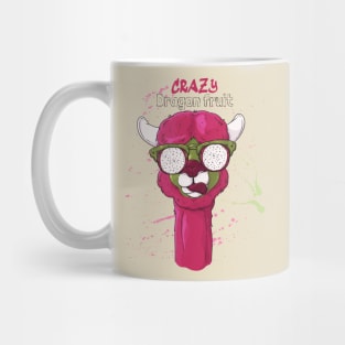 lama crazy dragon fruit Mug